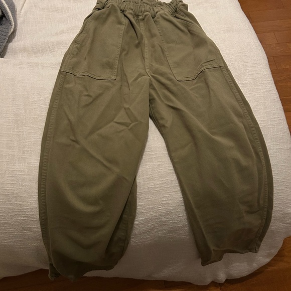 OZMA Olive Green Taupe JUNO Pants - Picture 6 of 6